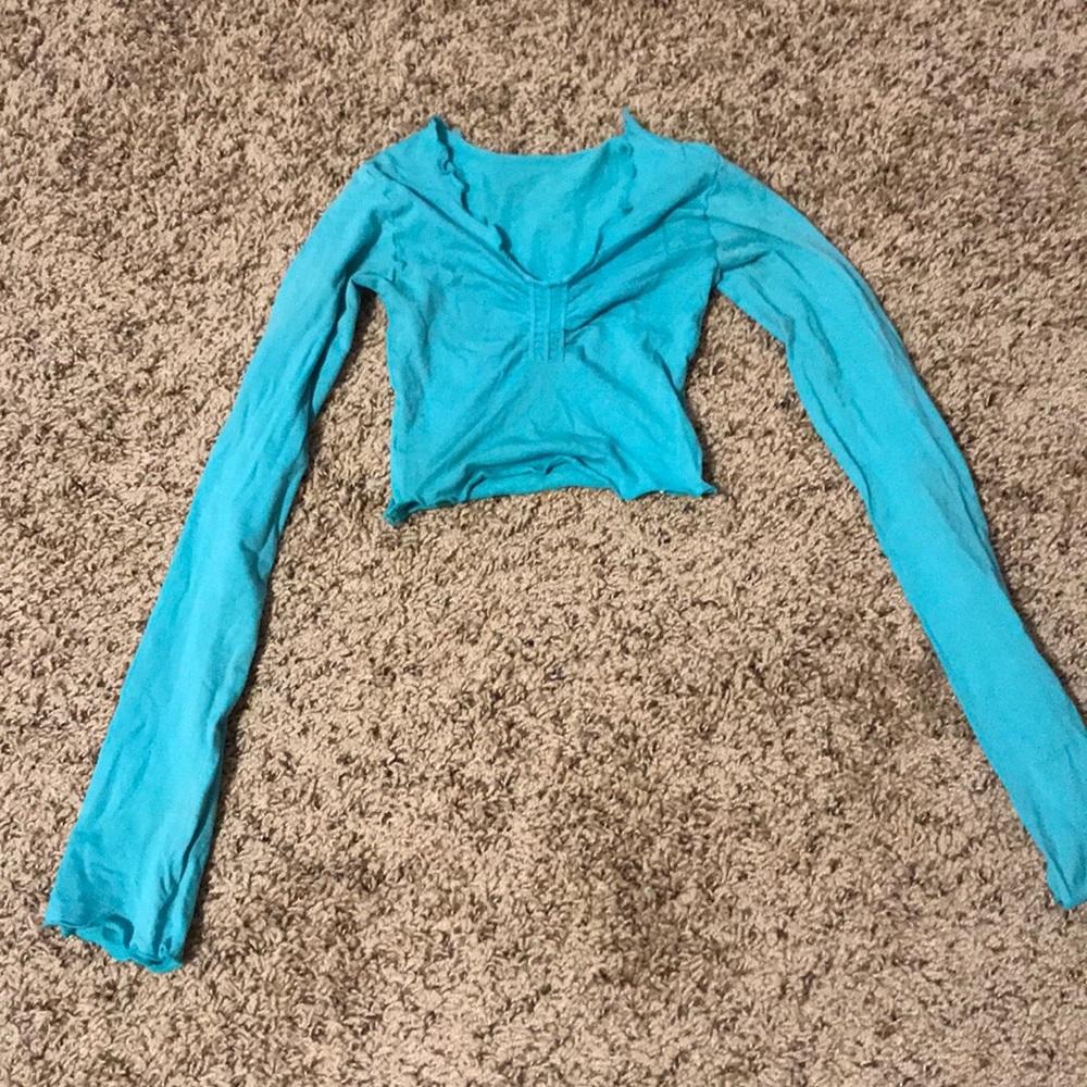 Long sleeve dance cover up